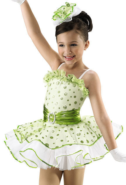 Pre-Owned Costume Weissman  5228 XS Child Lime Green  Jazz