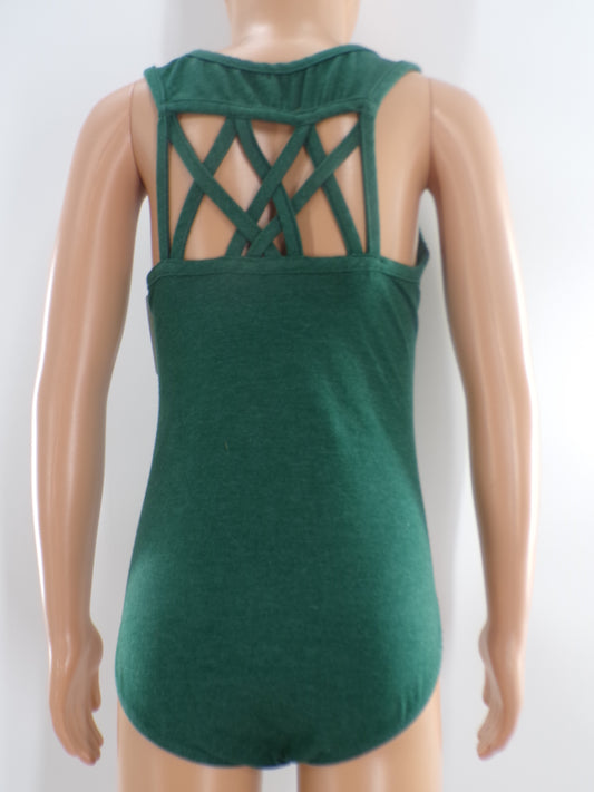 Pre-Owned Leotard No Tag   Small Child Green  Ballet Tap Jazz