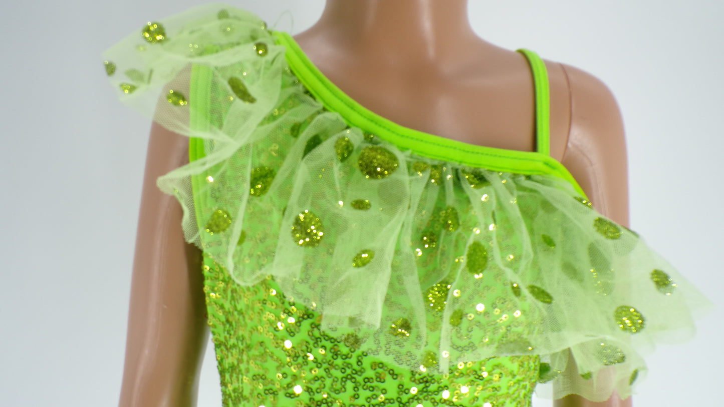 Pre-Owned Costume Weissman  5413 Small Child Green  Jazz