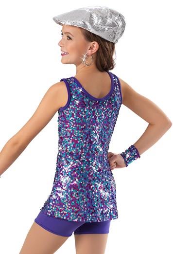 Pre-Owned Costume Weissman  7035 Medium Adult Purple  Jazz