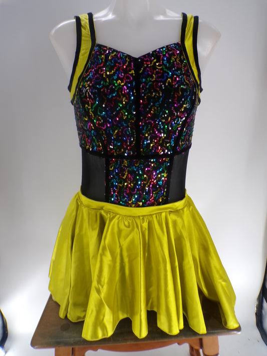 Pre-Owned Costume Revolution  RC18586 Large Adult  Green   Jazz Sequin