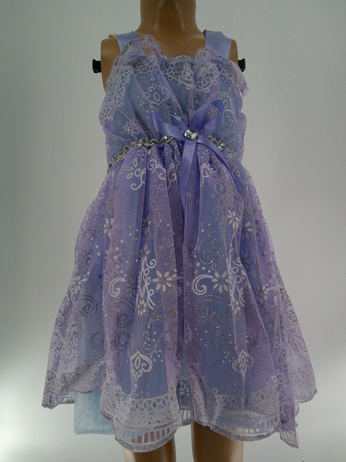 Pre-Owned Costume Gallery  15262 Small Child Purple Dress Ballet  Sequin Elsa