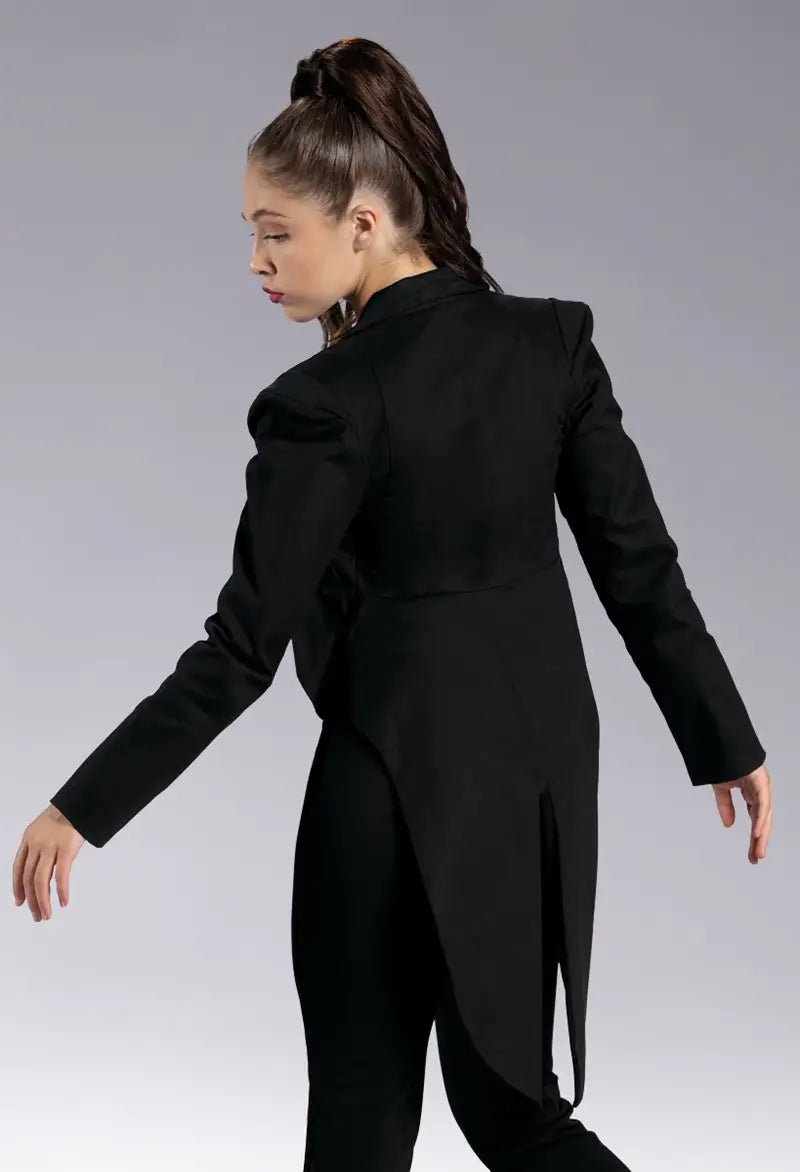 Pre-Owned Costume Tuxedo Jacket Balera AH10212 Black Medium Adult Tap Hip Hop