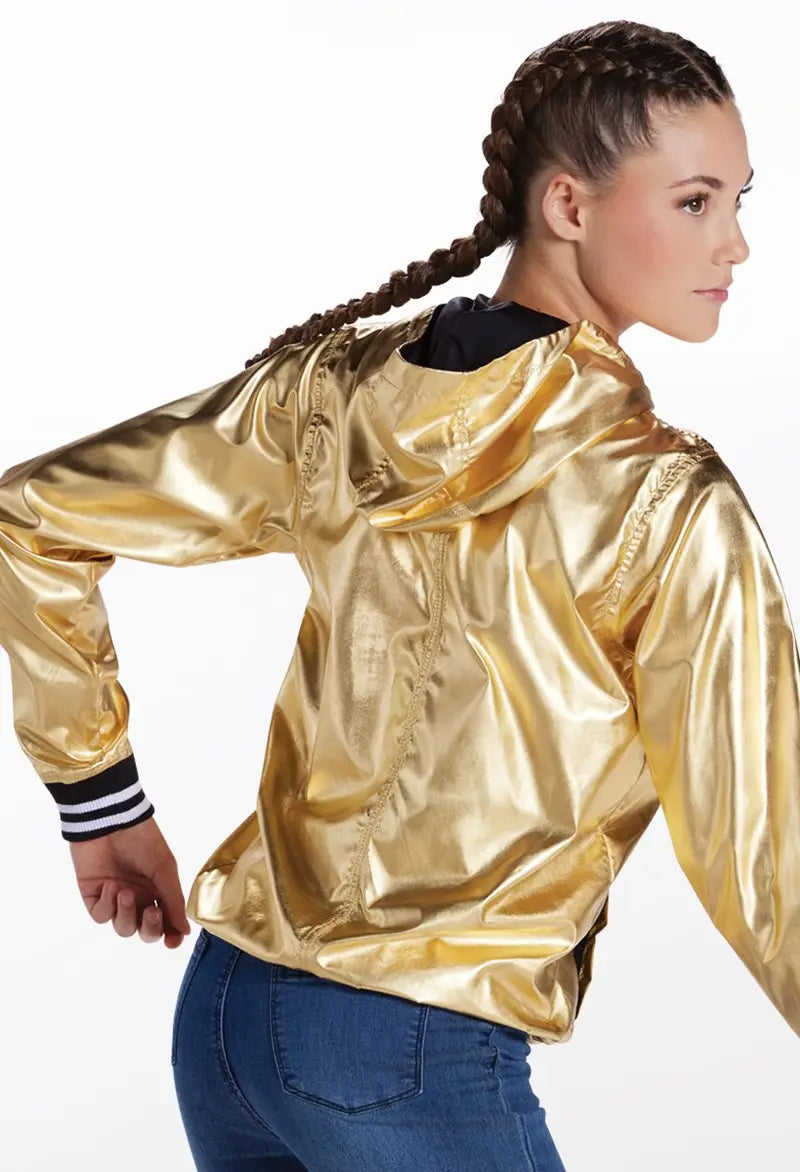 Pre-Owned Costume Jacket Small Adult Rose Balera AH11028 Hip Hop Shiny Jacket Iridescent