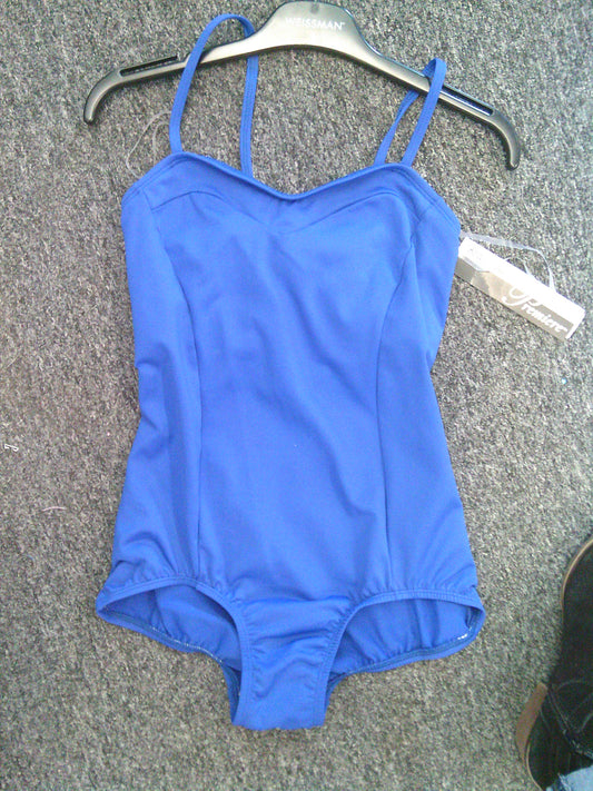 New Leotard Body Wrappers P370 Large Adult  Royal Blue Ballet