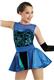 Pre-Owned Costume Weissman 10875 Small Adult Blue Jazz Sequin