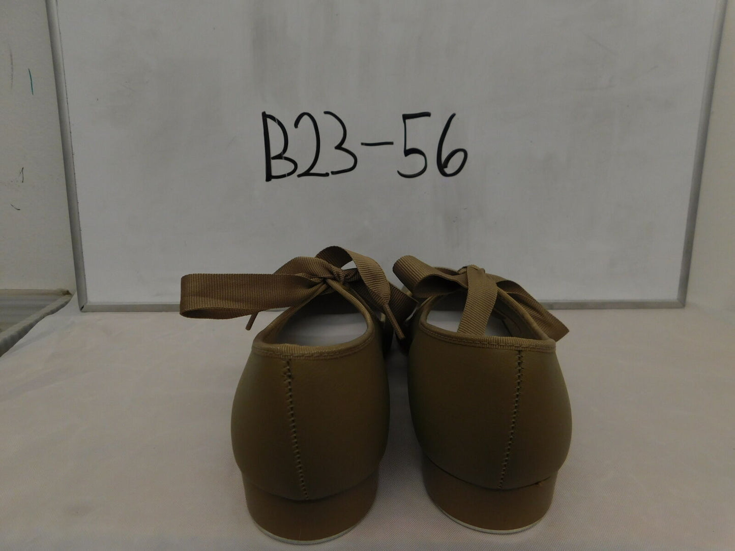 Pre-Owned Tap Shoes Barbette Adult 7W Tyette Leather Ribbon Student