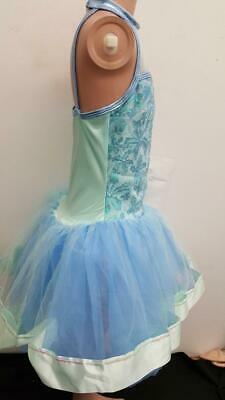 Pre-Owned Costume Curtain Call  E1513 Large Child Blue  Ballet
