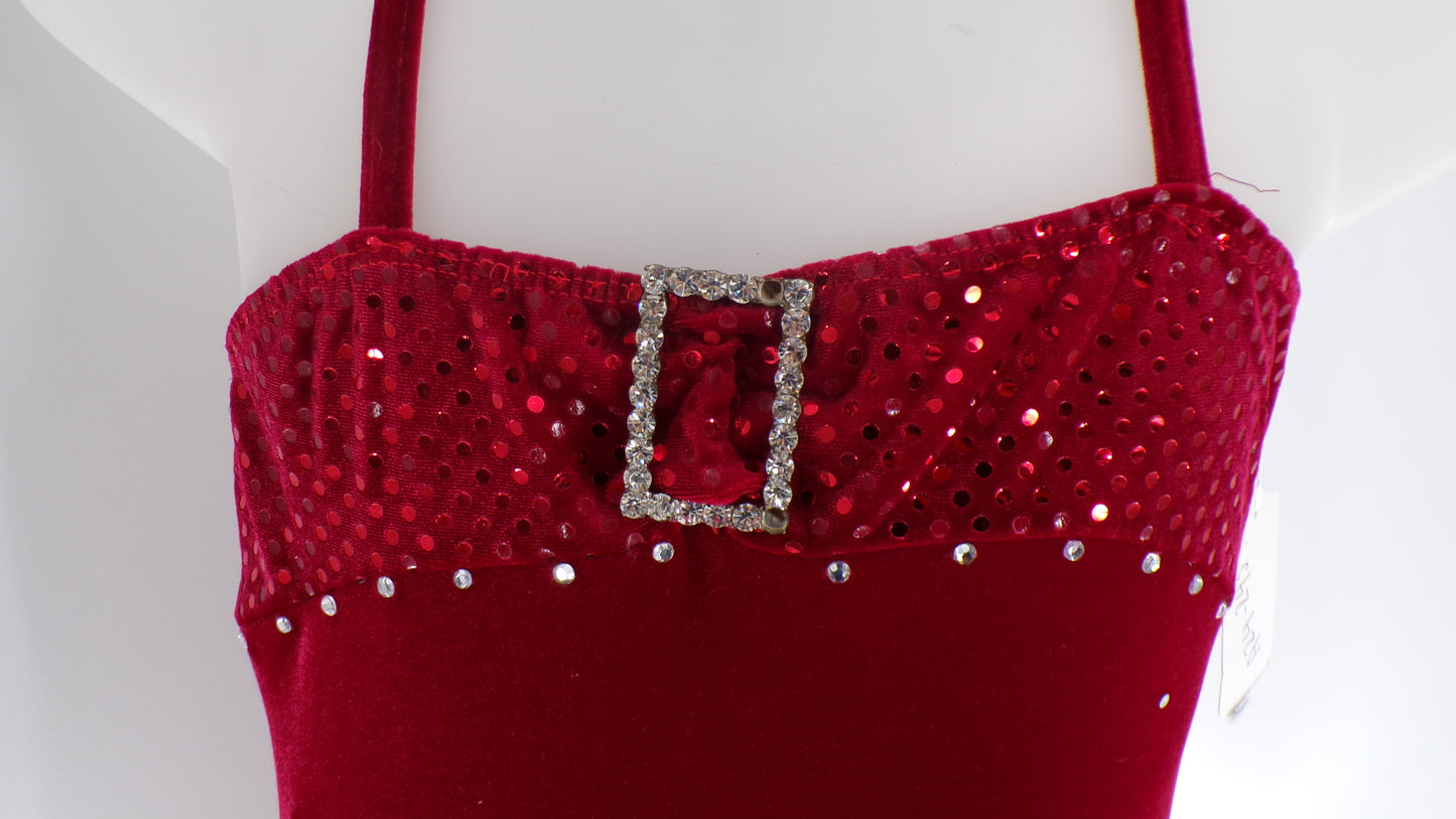 Pre-Owned Leotard Art Stone 29 Large Child Silver Ballet