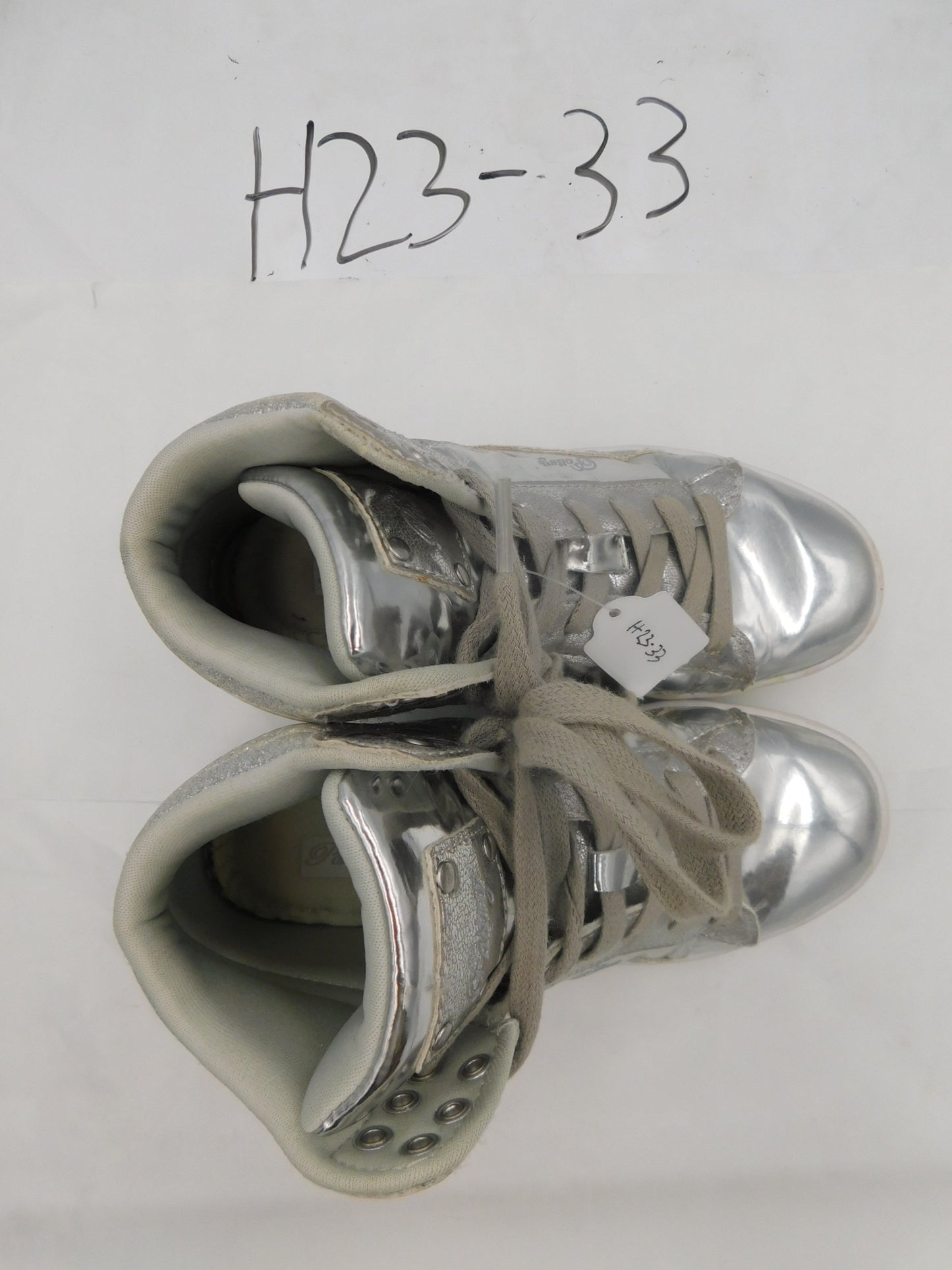 Pre-Owned Hip Hop Shoes Pastry Big Kid 2M Sneakers Leather Glitter