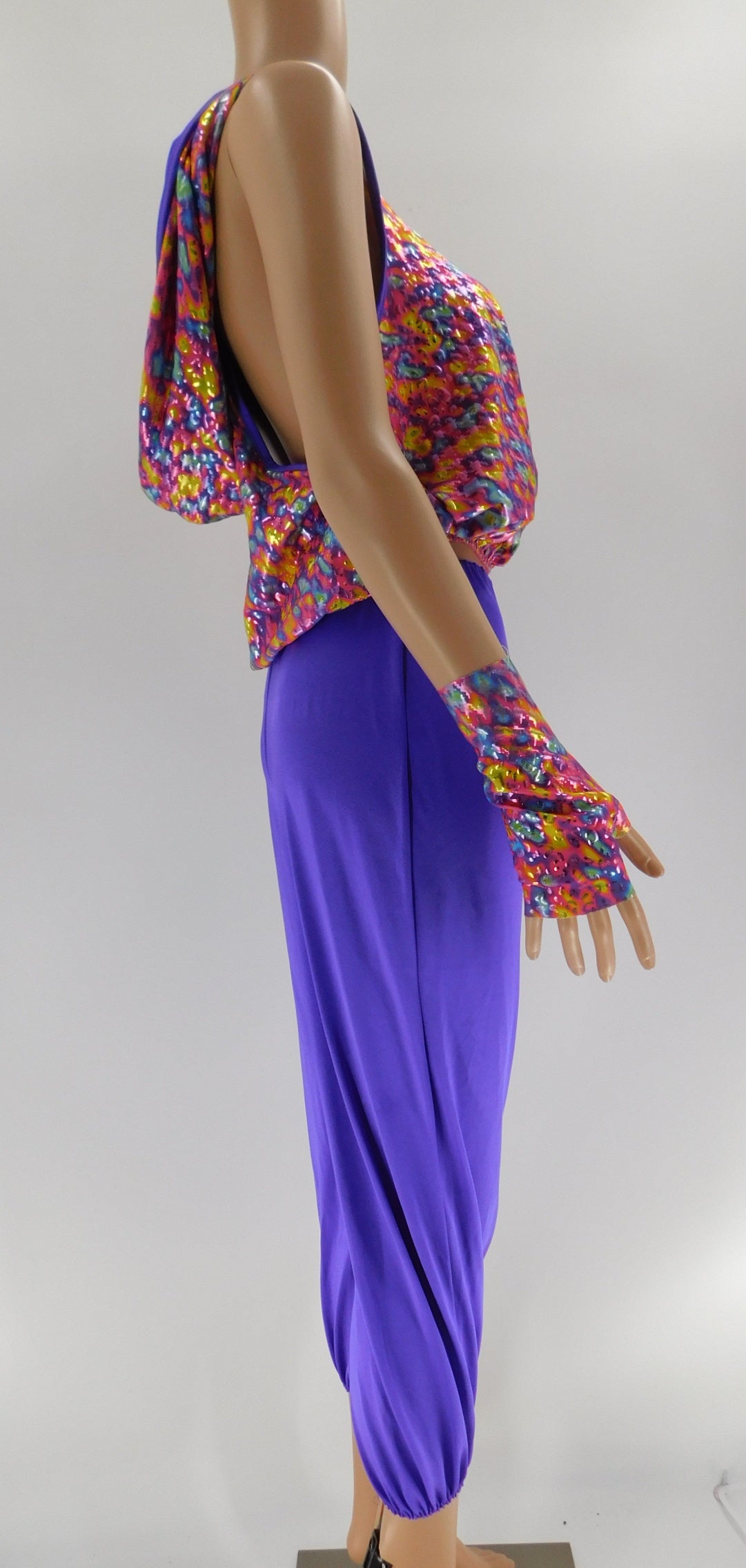 Pre-Owned Costume Dansco   Medium Adult Purple  Jazz Hip Hop Tap