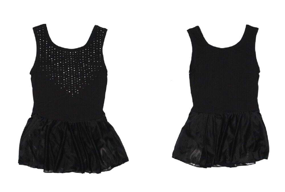 Pre-Owned Leotard Dress More Than Magic Small Child Black Sparkle Ballet Tap