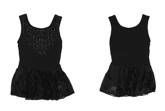 Pre-Owned Leotard Dress More Than Magic Small Child Black Sparkle Ballet Tap