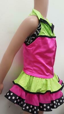Pre-Owned Costume Weissman  6989 Medium Child Hot Pink  Jazz