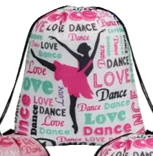 Dance Bag Drawstring Back pack