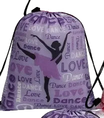 Dance Bag Drawstring Back pack
