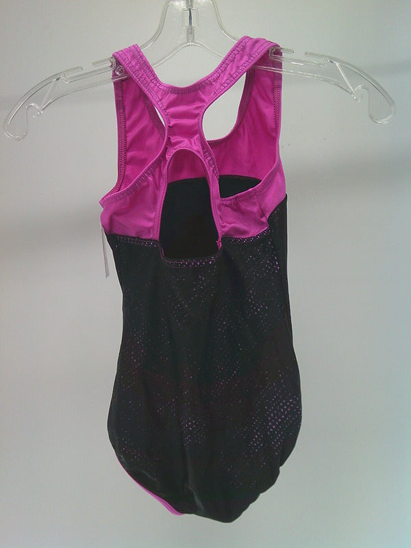 Pre-Owned Leotard Balera ML3515 Medium Child Pink Acro Tumbling