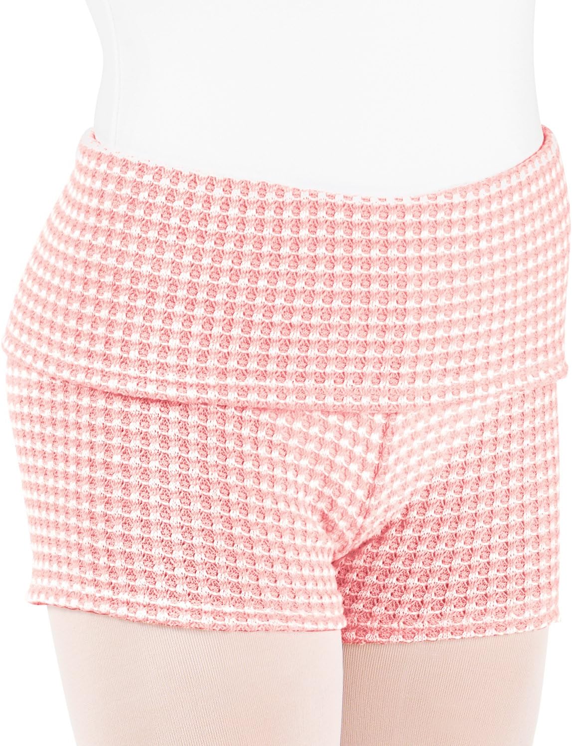 New Knit Shorts by Body Wrappers 7391 Black and Pink