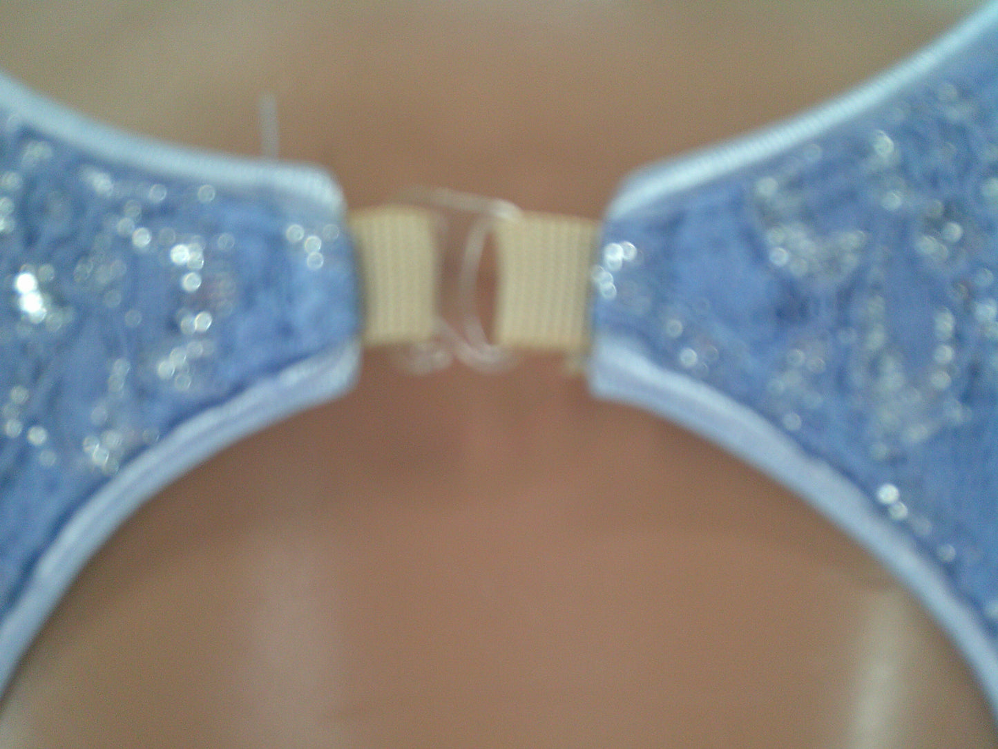 Pre-Owned Costume Revolution  RC17132 Small Child Blue Glitter Lace Lyrical  Glitter