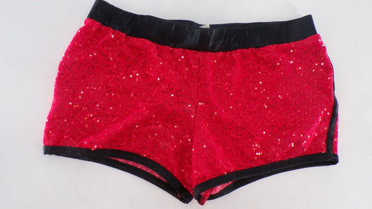 Pre-Owned Shorts Wish Come True  13158 Large Adult Red  Jazz Hip Hop