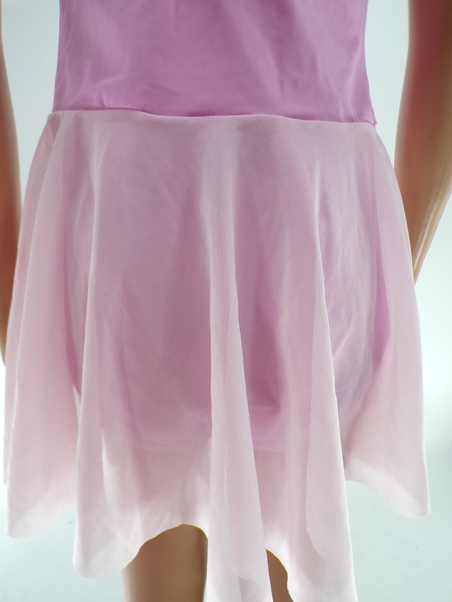 Pre-Owned Costume Weissman D10690 Medium Child Pink Lyrical Rhinestone