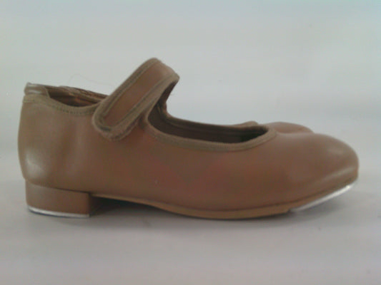 Pre-Owned Tap Shoes Danshuz Kids 12.5M Mary Jane Leather Loop Strap No Buckle