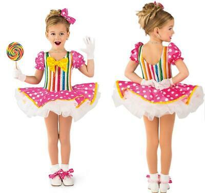 Pre-Owned Costume Weissman 12964 Medium Child Pink Jazz Sequin