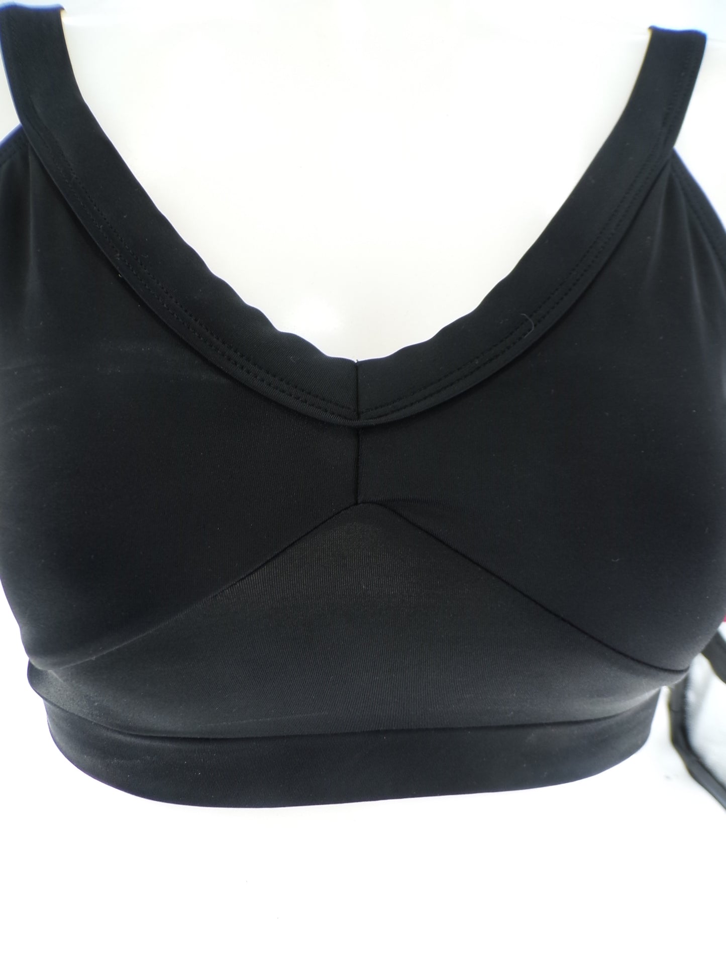 Pre-Owned Crop Top Balera MT9042 Small Adult Black Jazz Cheer