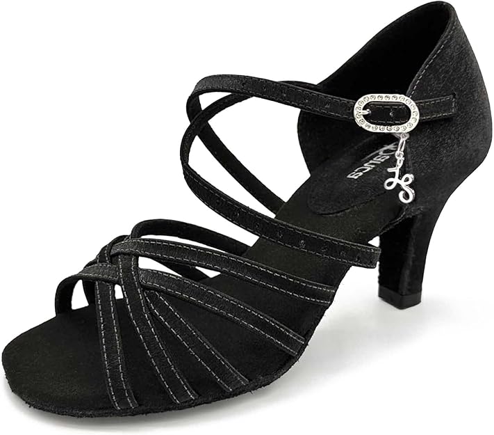 New Shoes Ballroom BL304 Cha Cha 3" Heel Vegan Lacey Schwimmer