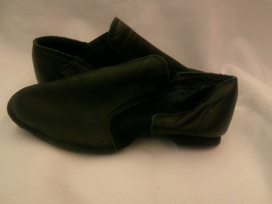 Pre-Owned Jazz Shoes Capezio Kids 4.5M Side Elastic Leather Slip On Split Sole