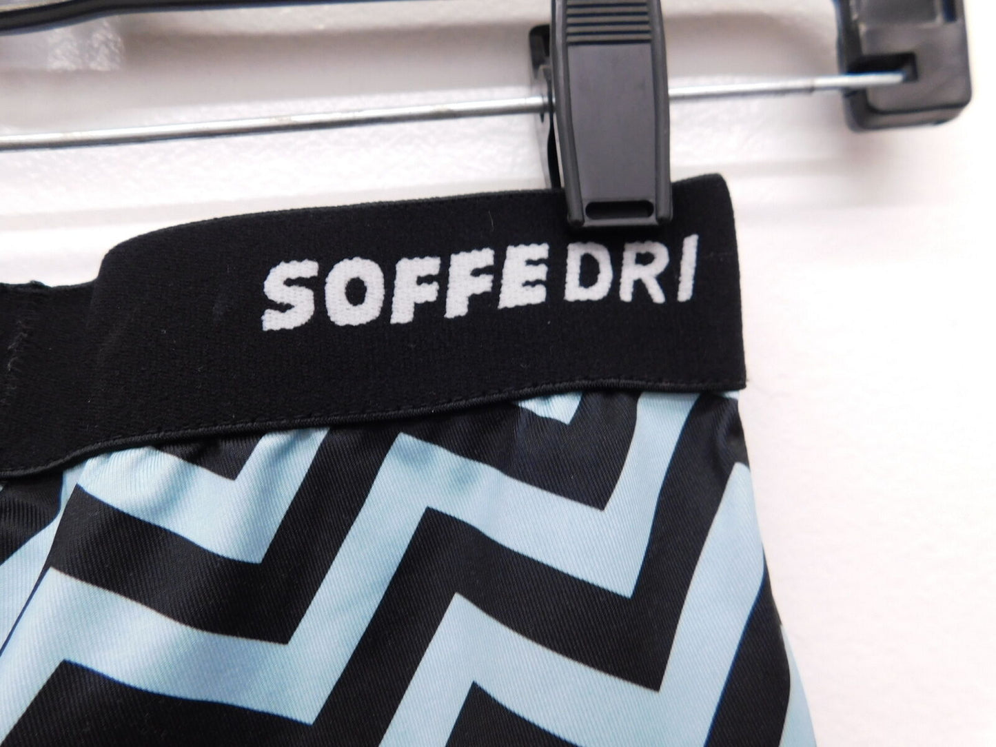 Pre-Owned Leggings Soffe Low Rise Chevron Medium Child Blue Black Cheer Gymnastics