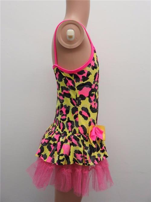 Pre-Owned Costume Curtain Call   Small Child Yellow Dress Jazz Foil Dots