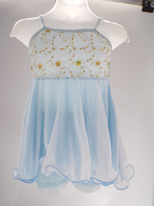Pre-Owned Costume Revolution  RC16859 Large Child Lt Blue  Lyrical