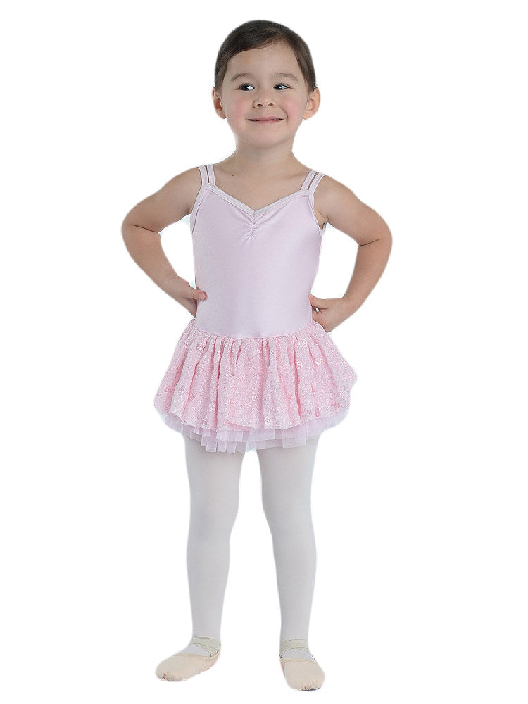 Pre-Owned Tutu Dress DanzNMotion 19205C Small Child Lt Blue Ballet Tap