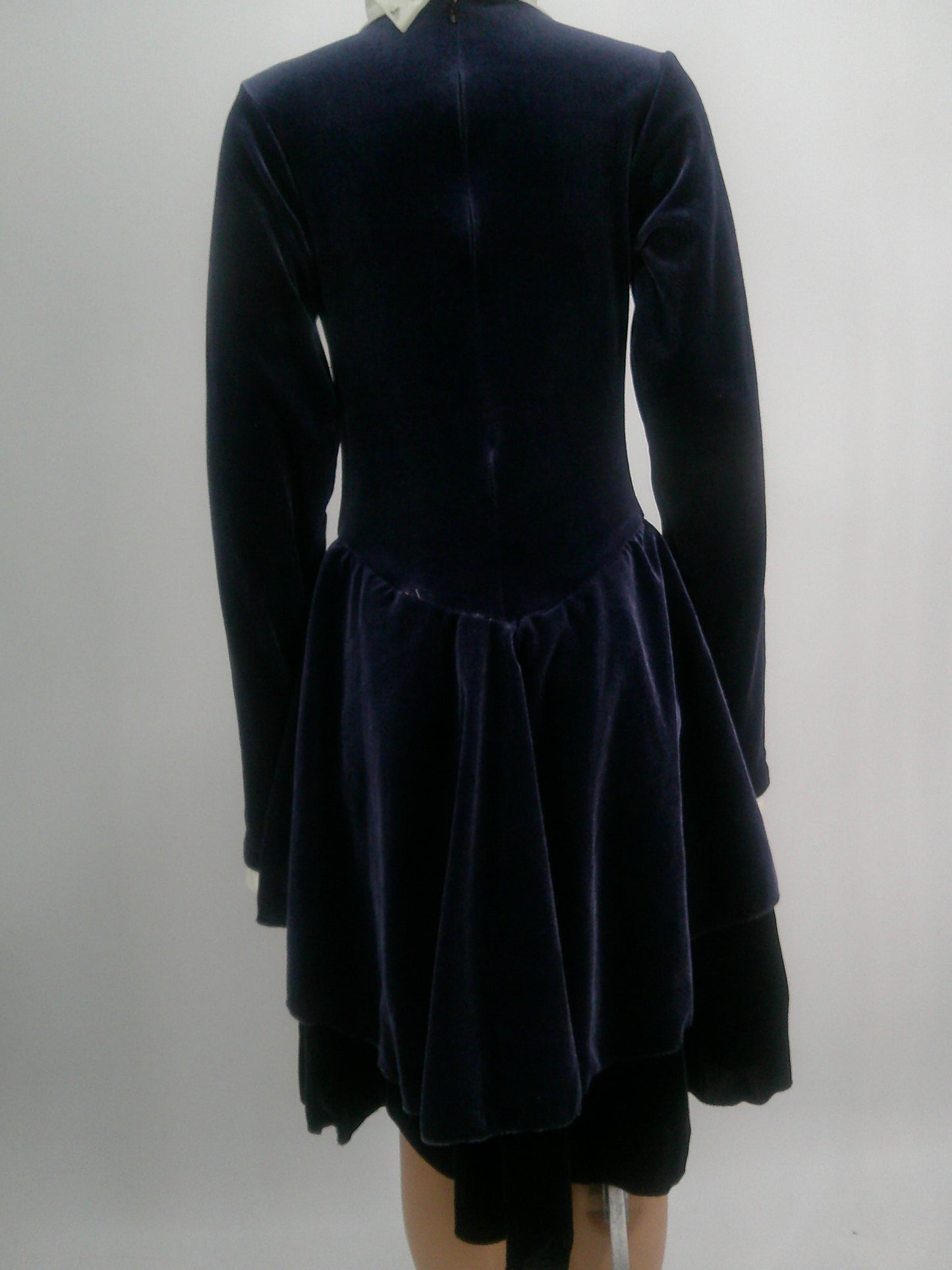 Pre-Owned Costume Unbranded   Large Child Blue Rhinestone Dress Jazz  School Uniform