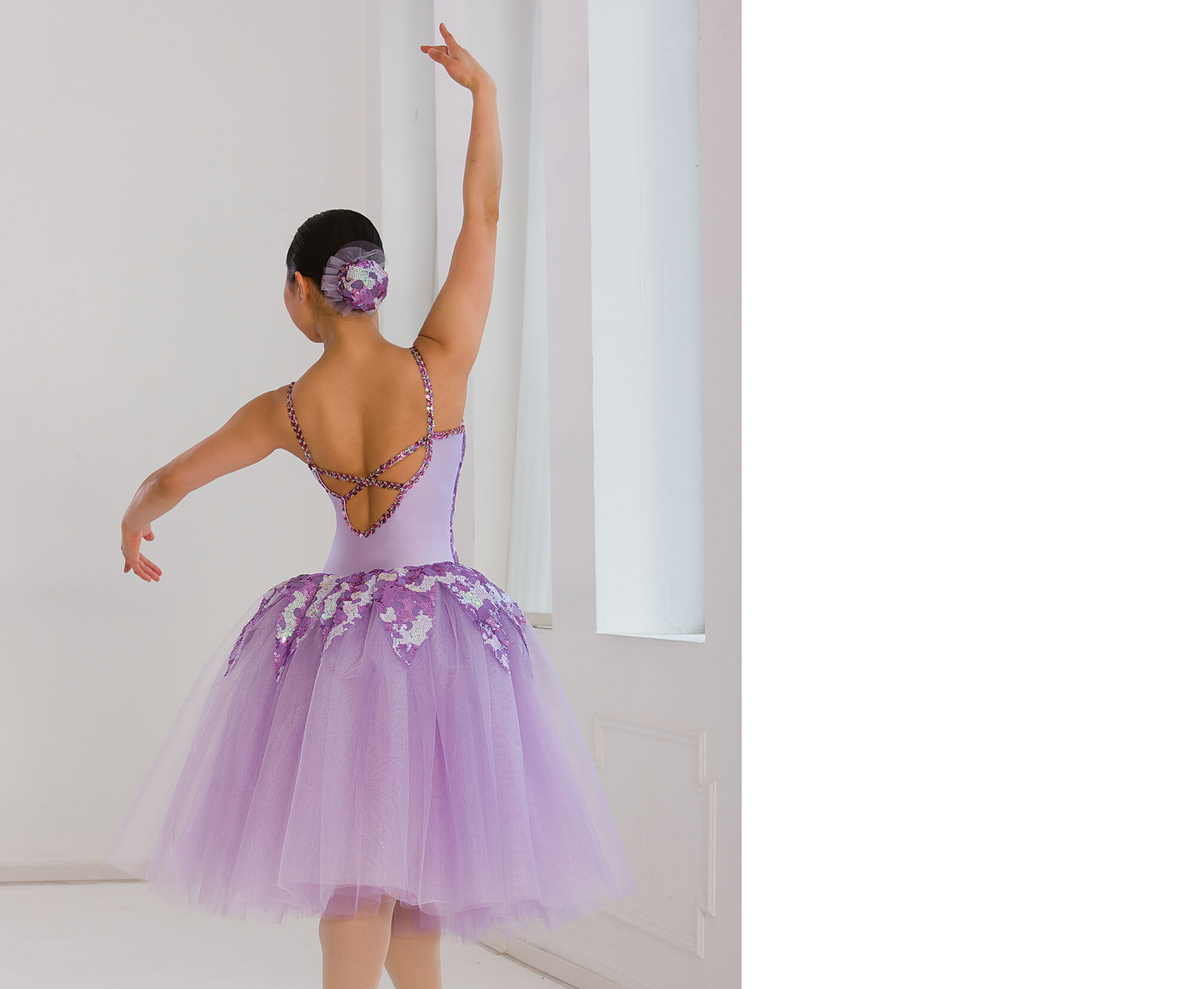 Pre-Owned Costume Revolution  683 Small Child Lavender Romantic Tutu Ballet Nutcracker Glitte