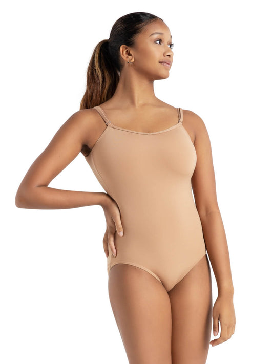Pre-Owned Leotard Capezio TB1420 XS Adult Suntan Ballet Jazz