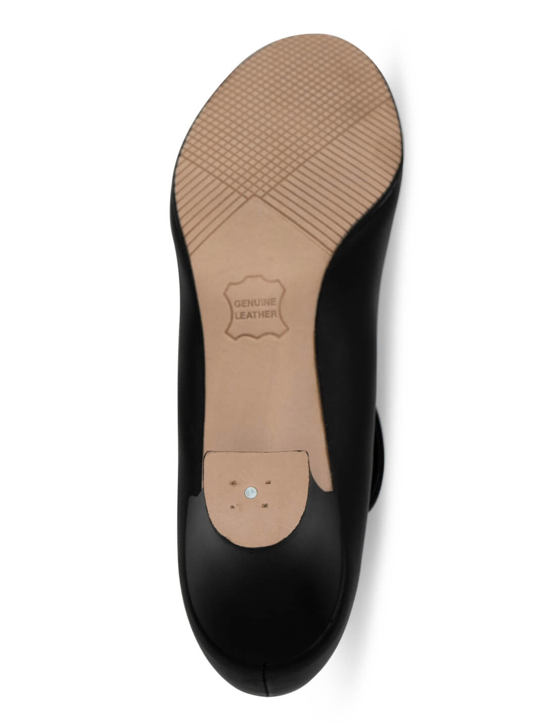 New Closeout Character Shoes Capezio 550 Caramel & Black 1.5" Heel Musical Theater Jazz