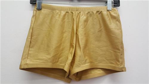 Pre-Owned Shorts Medium Adult Gold Body Wrappers V255