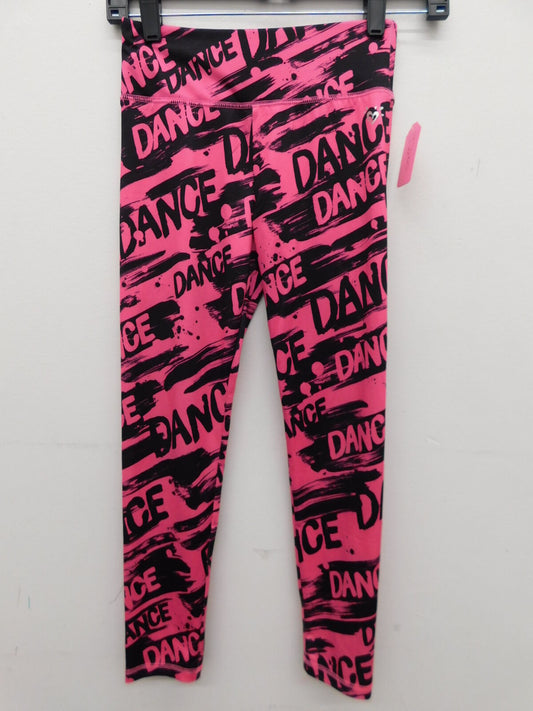 Pre-Owned Leggings Justice  P918179 Medium Child Pink  Jazz