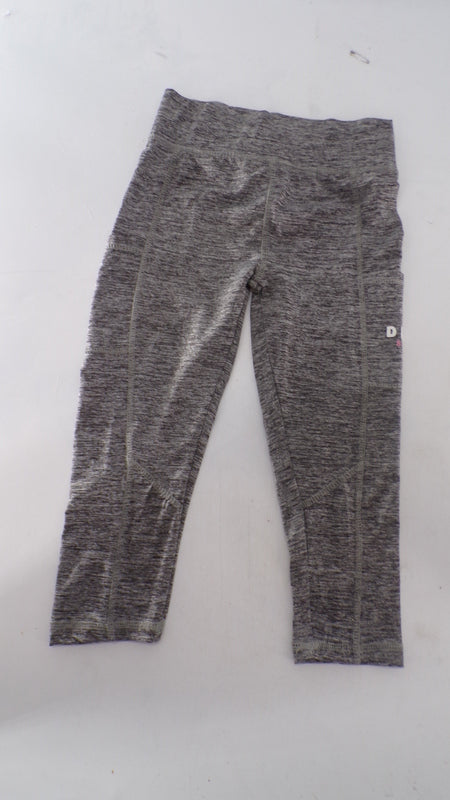 Pre-Owned Crop Leggings DKNY   Medium Child Gray  Hip Hop Jazz
