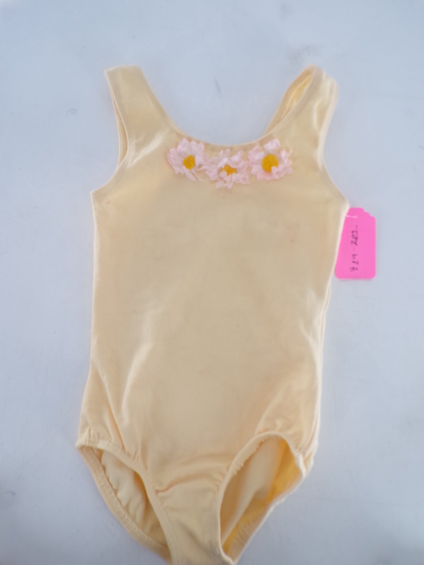 Pre-Owned Leotard Motionwear  5173 Intermediate Child Yellow  Ballet Tap Jazz