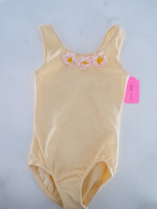 Pre-Owned Leotard Motionwear  5173 Intermediate Child Yellow  Ballet Tap Jazz