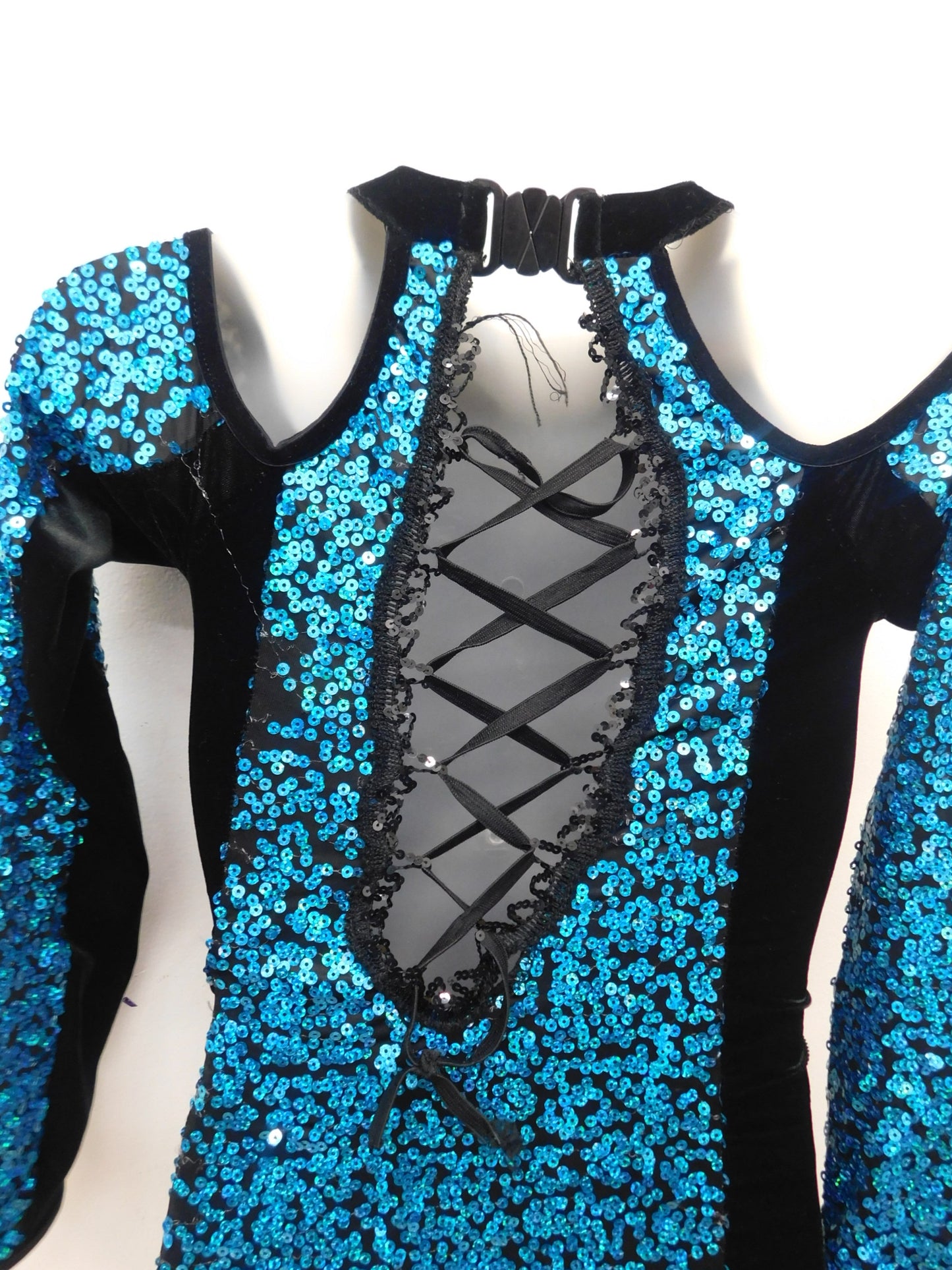 Pre-Owned Costume Costume Gallery  18657 Large Child Turquoise  Jazz