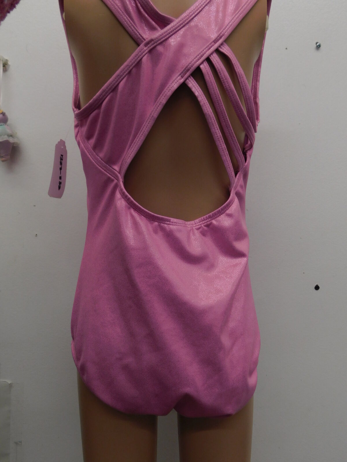 Pre-Owned Leotard Cat & Jack   Large Child Pink  Gymnastics