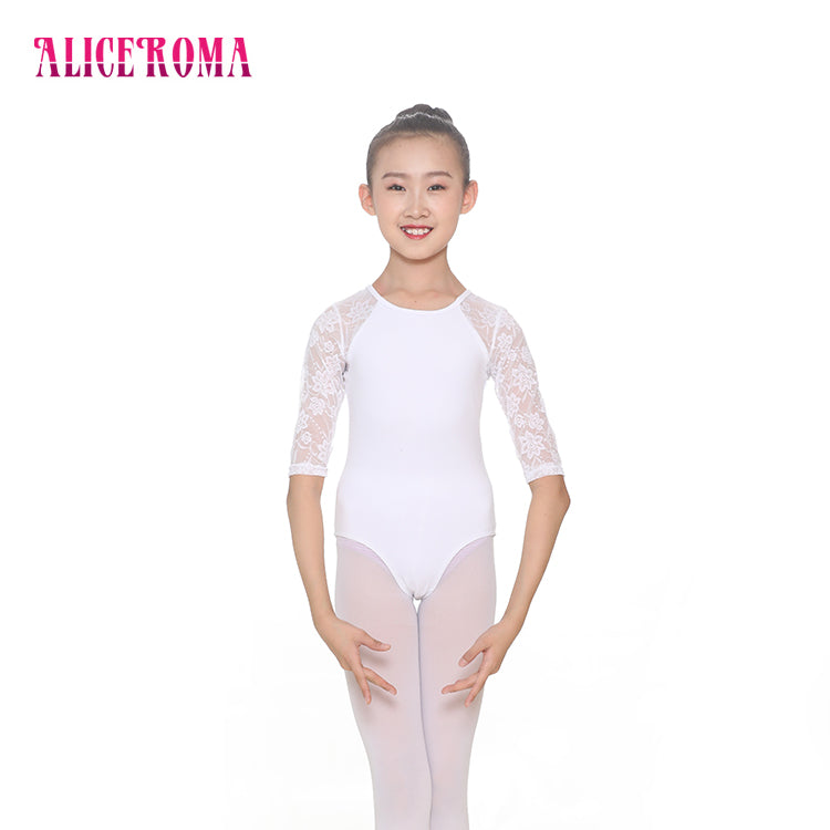 Pre-Owned Leotard Alice Roma  A1668 Small Child Black  Ballet