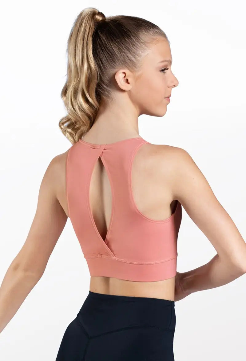 Pre-Owned Sports Bra Weissman CF11313 Small Adult Beige Jazz Mesh Flex Tech