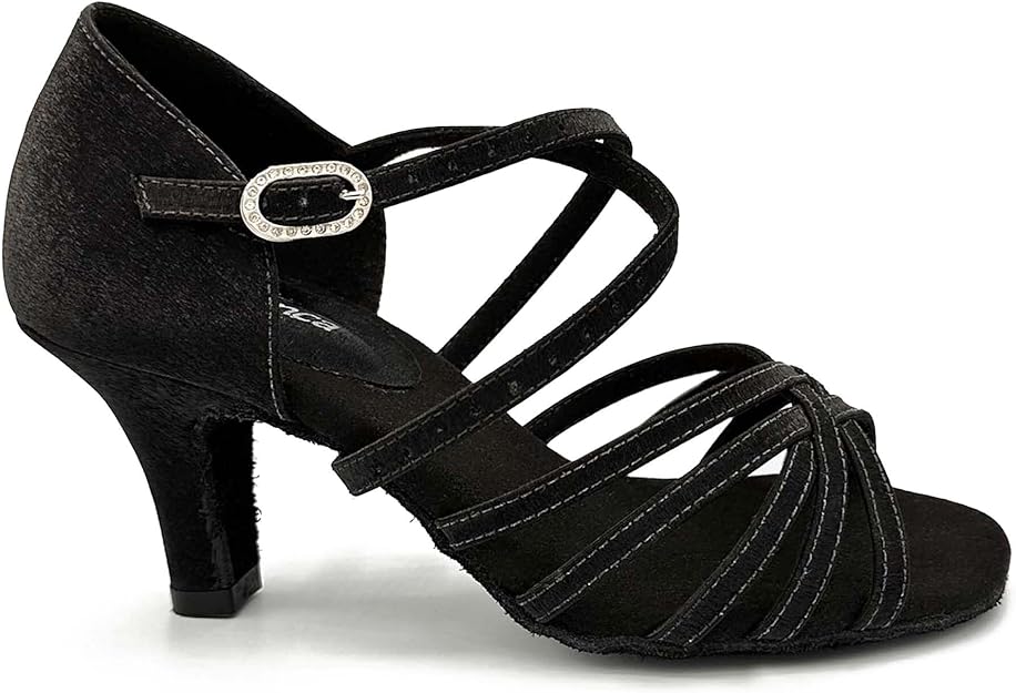 New Shoes Ballroom BL304 Cha Cha 3" Heel Vegan Lacey Schwimmer