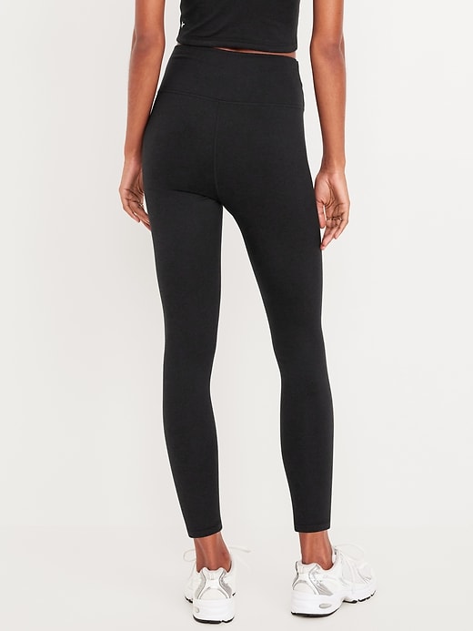Pre-Owned Leggings Old Navy XS Adult Black Extra High Waist Jazz Lycra