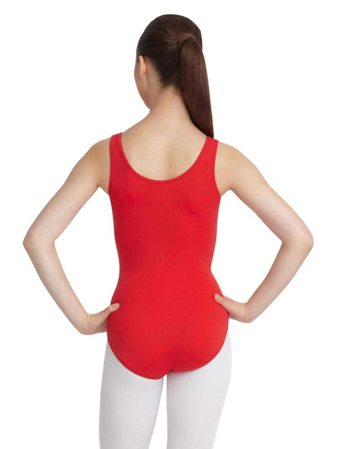 Pre-Owned Leotard Capezio  TB142 Large Adult Red  Ballet Jazz